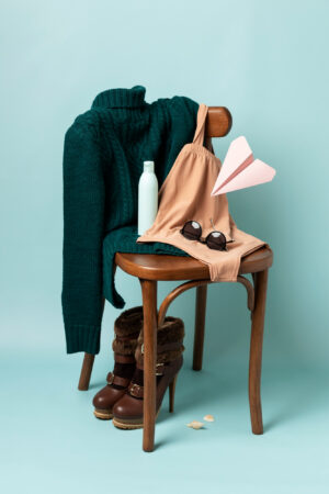 Pull en maille torsadée Vert Émeraude & Accessoires Nomades